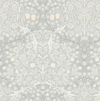 Dutch Wallcoverings British Heritage Bloem - Grijs - thumbnail