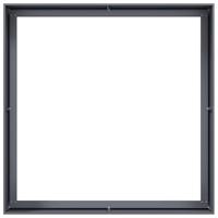 Plantenbak 100x100x40 cm staal antracietkleurig - thumbnail