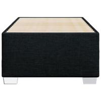 Bedframe zonder matras 80x200 cm stof zwart - thumbnail