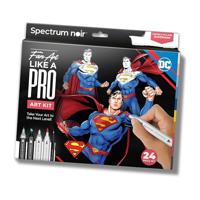 Creativ Company Hobbyset illustratie, superman, diverse kleuren, 1 doos - thumbnail