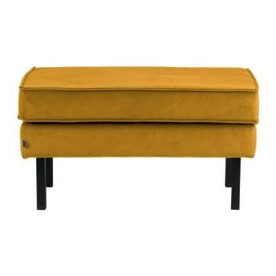 WOOOD Hocker 'Rodeo' Velvet, kleur Oker