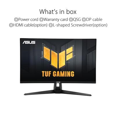 ASUS TUF Gaming VG279QM1A 27 inch Gaming Monitor (Full HD (1920x1080), 280Hz (OC), Fast IPS, ELMB Sync, 1ms (GTG), Freesync Premium, G-Sync compatibel, variabele overdrive, 100% sRGB, HDR)