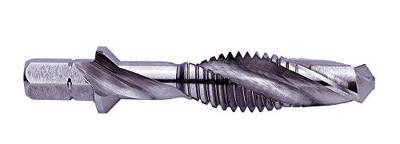 Exact 05904 Combinatietapboor Metrisch M6 1 mm Rechtssnijdend DIN 3126 HSS 1 stuk(s)