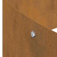 Tuin Bloempot Bruin 120 x 120 x 20 cm Weerbestendig staal - thumbnail