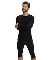 Falke Heren 3/4 Tights Wool-Tech Heren Thermobroek Black S - thumbnail