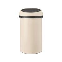 Brabantia touch bin 60 liter soft beige - thumbnail