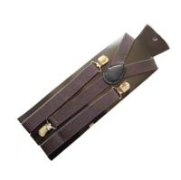 Candy-gekleurde stretch polyester verstelbare schouderriem clip (koffie) - thumbnail