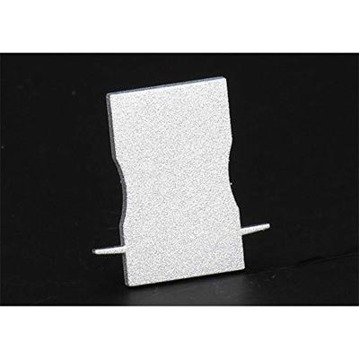 Deko Light 979231 Endkappe H-ET-04-12 Set 2 Stk, Grau Profieleindkap Kunststof (l x b) 27 mm x 28.6 mm 1 stuk(s)