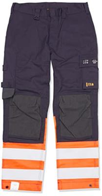 Blåkläder Multinorm inherent werkbroek 14881513 | Marineblauw/Oranje | Maat 46 - 7330509720387