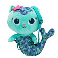 Gabby's Dollhouse Gabby's dollhouse 3d rugtas pluche meerminkat - thumbnail