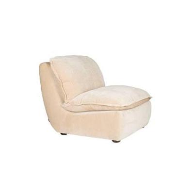 Dutchbone Fauteuil 'Radley' Velvet, kleur Beige