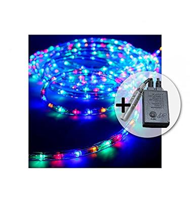 Tuinslang LED EDM 71490 Flexiled Multicolour Transparant 230 V 12 m