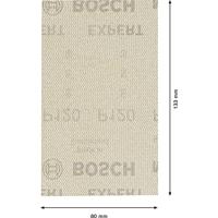 Bosch Accessoires Expert M480 schuurnet voor vlakschuurmachines 80 x 133 mm, K120 - 10 stuk(s) - 2608900736 - thumbnail