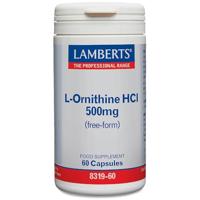 Lamberts L-ornithine 500mg Vegacapsules - thumbnail