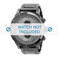Diesel horlogeband DZ4314 Roestvrij staal (RVS) Antracietgrijs 24mm - thumbnail