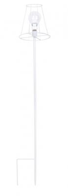Esschert Design vloerlantaarn theelicht 25,2 x 137 cm staal wit Esschert Design vloerlantaarn theelicht 25,2 x 137 cm staal wit