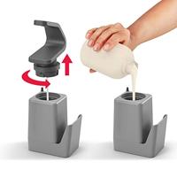 Metaltex Soap-Tex Zeepdispenser 11x8x22 cm Grijs - thumbnail