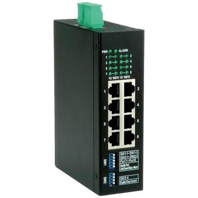 ROLINE Industriële Gigabit Switch, 8x RJ-45