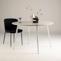 Nohr Ronde Eettafel 'Quennel' 120cm, kleur Beige - thumbnail