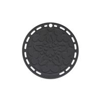 LE CREUSET - Siliconen - Onderzetter Ebbenzwart 20cm - thumbnail