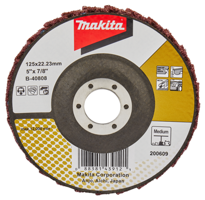 Makita Accessoires Lamellen conditioneringschijf 125mm medium - B-40808 - B-40808