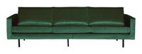 WOOOD Bank 3-zits 'Rodeo' Velvet, kleur Forest Green - thumbnail