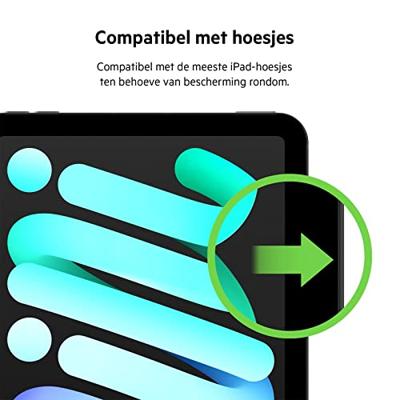 Belkin ScreenForce TemperedGlass-screenprotector voor iPad mini 6e generatie, Compatibel met Apple Pencil, Inclusief Easy Align-bevestigingsframe