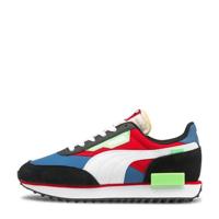 Puma Future Rider Play On sneakers zwart/wit/blauw/rood - thumbnail
