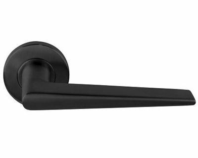 Formani Basics LB21H deurkruk geveerd op rozet - PVD gunmetal