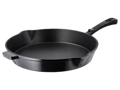 SILVERCREST Gietijzeren koekenpan 30 cm (Zwart)