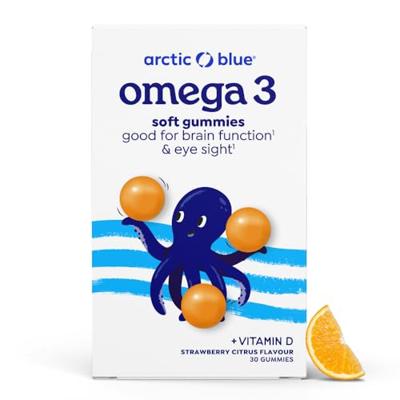 Omega-3 Gummies DHA en EPA met vitamine D3 - 30 stuks - thumbnail