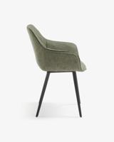 Kave Home Amira eetkamerstoel Groen - thumbnail