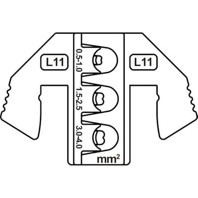 TOOLCRAFT TO-9616533 Krimpinzetstuk SPT female contact (SWS) 0.5 tot 4 mm² Geschikt voor merk TOOLCRAFT
