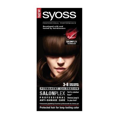 Syoss Color baseline 3-8 donker goudbruin haarverf 1 Set