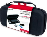 Nacon Switch 2 Starter Pack - Pouch (Black) + Screen Protector + Game Cases - thumbnail