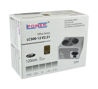 LC Power LC500-12 V2.31 PC-netvoeding 350 W 80 Plus Bronze