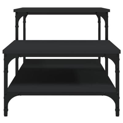 Salontafel 100x50,5x45 cm bewerkt hout zwart