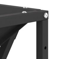 Vuurkorf Zwart 80 x 80 x 40 cm Koudgewalst staal - thumbnail