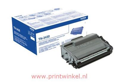 Brother toner, 3.000 pagina's, OEM TN-3430, zwart