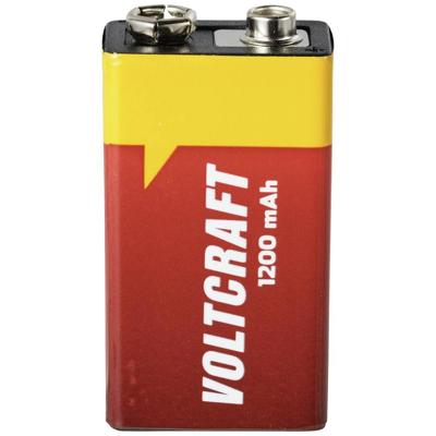 VOLTCRAFT VC-9V-Li-1200mAh 9V batterij (blok) Li-SoCl2 1200 mAh 1 stuk(s) VOLTCRAFT VC-9V-Li-1200mAh 9V batterij (blok) Li-SoCl2 1200 mAh 1 stuk(s)