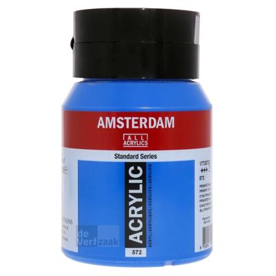 Royal Talens Amsterdam Acrylverf 500 ml - Primaircyaan 572