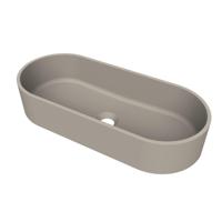 Arcqua Case waskom - ovaal - 60x26cm - mat klei WAS854787 - thumbnail