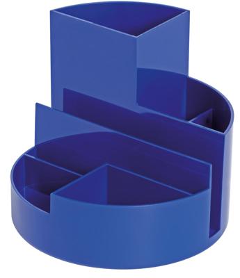 Pennenkoker MAUL roundbox Blauwe Engel recycled 6 vaks blauw