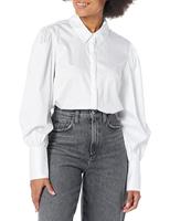 Guess LS Ravin Poplin Blouse Dames Wit - Maat M - Kleur: Wit | Soccerfanshop - thumbnail