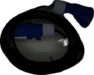 REV 0577710555 Stroom Verlengkabel 16 A Zwart 5.00 m H05RR-F 3G 1,5 mm²