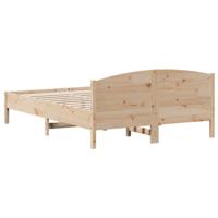 Bedframe zonder matras massief grenenhout 160x200 cm - thumbnail
