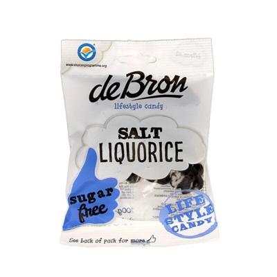 De Bron Klavertjes zout/salt liquorice suikervrij 100 Gram