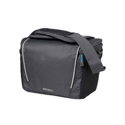 Basil sport design stuurtas - grijze achtertas voor elektrische fiets - db0205a