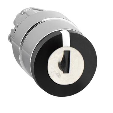 Schneider Electric ZB4BG05 ZB4BG05 Terugstelbaar (Ø) 22 mm Chroom, Zwart 1 stuk(s)