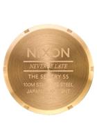 Nixon A356-510 Zwart Goud Heren horloge - thumbnail